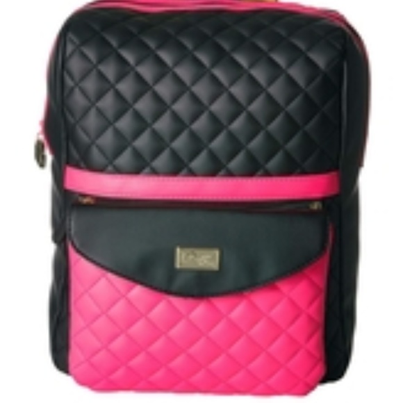 Betsey Johnson Neon Two Piece Cross Body Back Pack